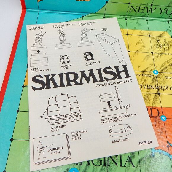 American Heritage Skirmish Board Game Milton Bradley Revolutionary War Game - Picture 3 of 12